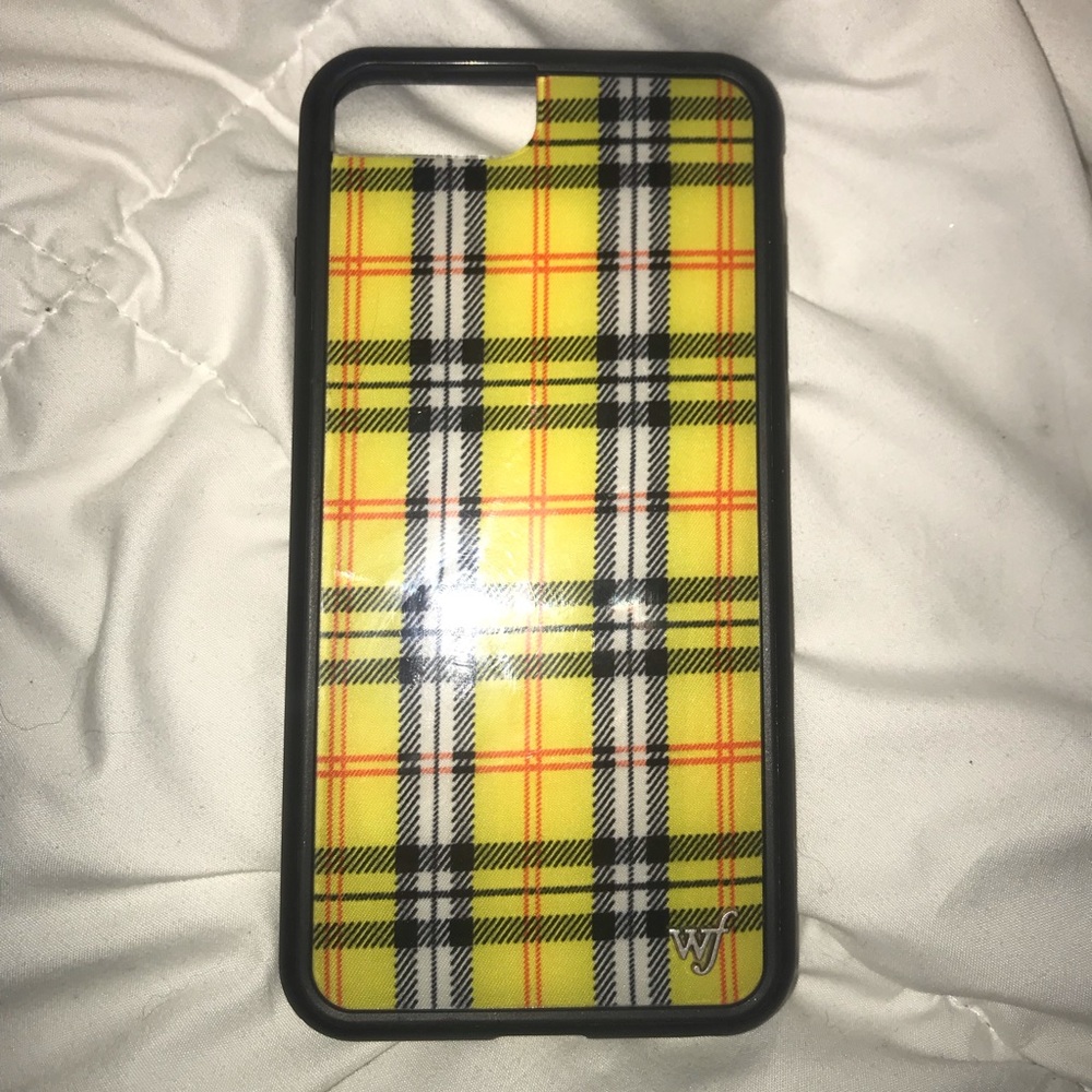 yellow plaid 6+/7+/8+ case